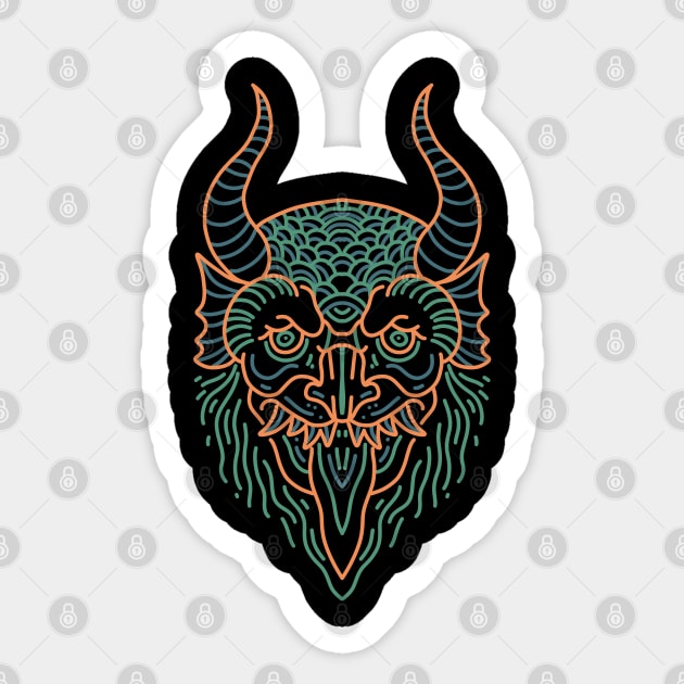 krampus Sticker by donipacoceng